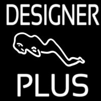 Designer Plus Girl Neonskylt