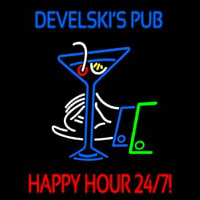 Develskis Pub Neonskylt