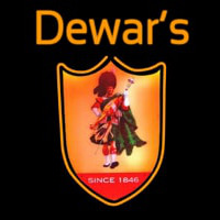 Dewars Scotchman Neonskylt