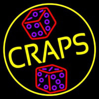 Dice Craps Neonskylt