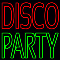 Disco Party 1 Neonskylt