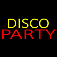 Disco Party 4 Neonskylt