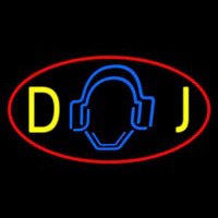 Dj Logo 5 Neonskylt