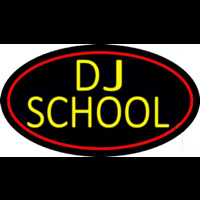 Dj School Neonskylt