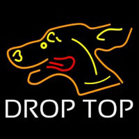 Dog Drop Top Neonskylt