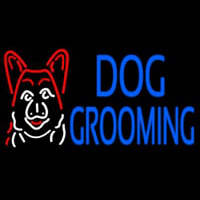 Dog Grooming Neonskylt