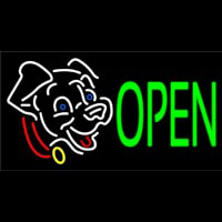 Dog Open 1 Neonskylt