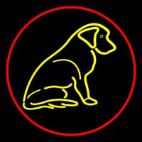 Dog With Logo 1 Neonskylt