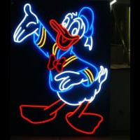 Donald Duck Neonskylt