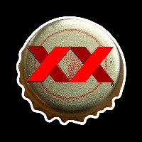 Dos Equis Amber Me ico Bottle Cap Beer Sign Neonskylt