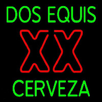 Dos Equis X  Cerveza 24 24 Beer Sign Neonskylt