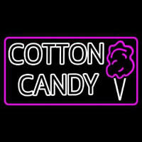 Double Stroke Cotton Candy With Logo Neonskylt