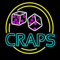 Double Stroke Craps 1 Neonskylt