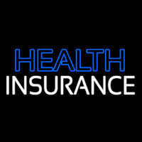 Double Stroke Health Insurance Neonskylt