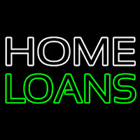 Double Stroke Home Loans Neonskylt