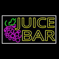 Double Stroke Juice Bar With Grapes Neonskylt