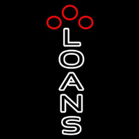 Double Stroke Loans Neonskylt