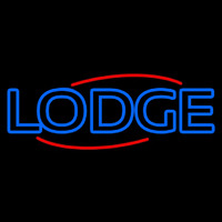 Double Stroke Lodge Neonskylt