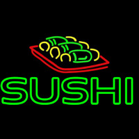 Double Stroke Sushi Neonskylt
