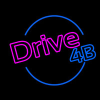 Drive 4b Neonskylt