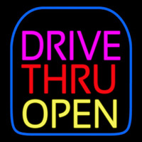 Drive Thru Open Neonskylt