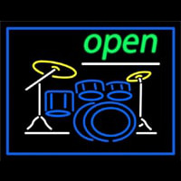 Drum Open Neonskylt