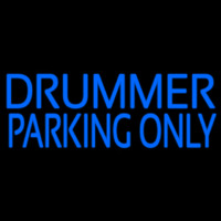 Drummer Parking Only 2 Neonskylt
