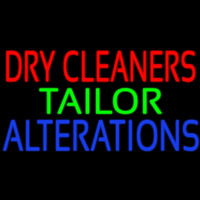 Dry Cleaners Tailor Alterations Neonskylt
