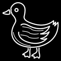 Duck Neonskylt