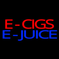 E Cigs E Juice Neonskylt