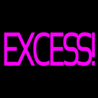 E cess Neonskylt