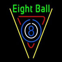 Eight Ball Pool Bar Neonskylt