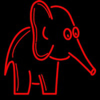 Elephant Neonskylt