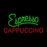 Espresso Cappuccino Neonskylt