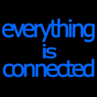 Everything Is Connected Neonskylt