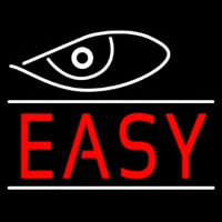 Eye With Easy Neonskylt