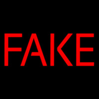 Fake Real Neonskylt