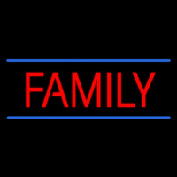 Family Neonskylt