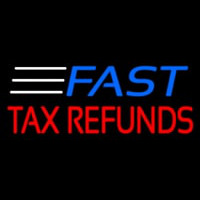 Fast Ta  Refunds Neonskylt