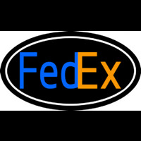 Fede  Logo With Oval Neonskylt