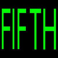 Fifth Neonskylt