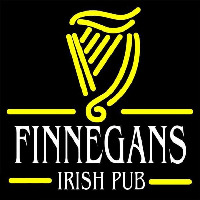 Finnegans Irish Pub Beer Sign Neonskylt
