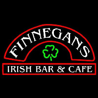 Finnegans Round Te t Beer Sign Neonskylt