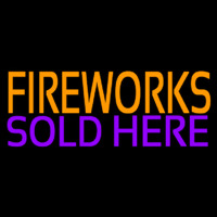 Fire Work Sold Here 2 Neonskylt