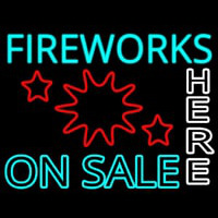 Fireworks On Sale Here Neonskylt