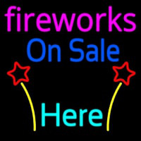 Fireworks On Sale Here Neonskylt