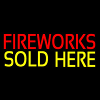 Fireworks Sold Here Neonskylt