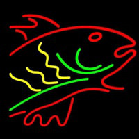 Fish Logo Neonskylt