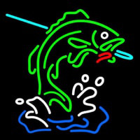 Fish Logo Neonskylt