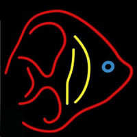 Fish Logo Seafood  Neonskylt